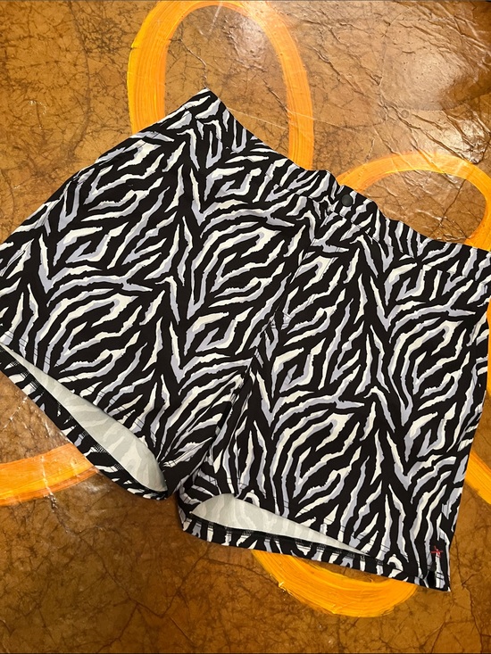 2xist Other - 2(X)IST "Sliq Silkie" Zebra Print Lined Swim Trunks size L  NWOT